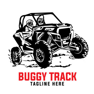 Buggy car adventure vector illustration, perfect for tshirt design and Buggy Shop and Rental logo