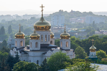 Fototapeta na wymiar Cathedral of the Saviour (Spassky Cathedral). Pyatigorsk, Stavropol Krai, Caucasus, Russia.