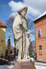 Olsztyn. Pomnik św. Jana. Polska - Mazury - Warmia. © Rafa