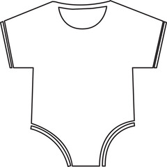 Baby clothing icon