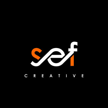 SEF Letter Initial Logo Design Template Vector Illustration