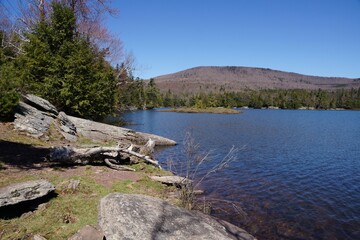 Fototapeta na wymiar North Lake in the Catskill Mountains NY