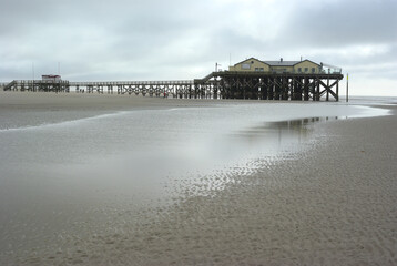 nordsee , strand von st peter ording