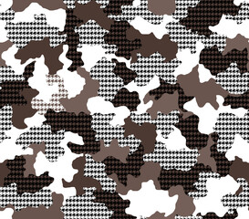 Fototapeta premium Seamless camouflage pattern, modern camouflage print.