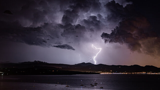 Orage au dessus de La Ciotat	