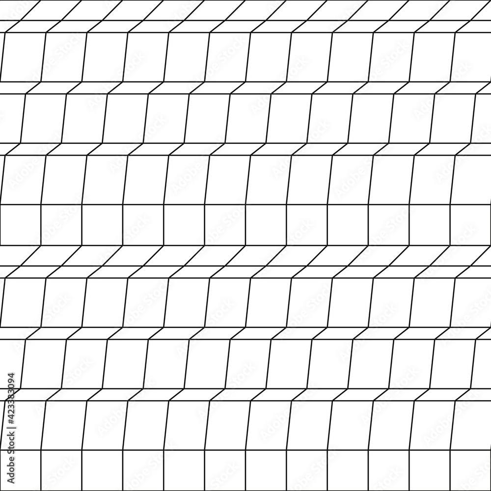 Aufkleber Technical Stairs Pattern. Vector Graphic Technical Transparent Pattern.