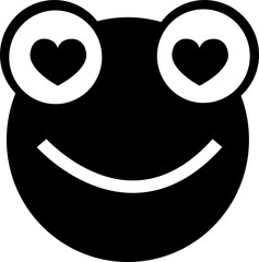 Frog emotion Icon sign