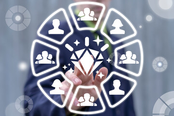 Concept of value. Business and finance values management.