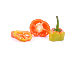 Bell pepper isolated on white background