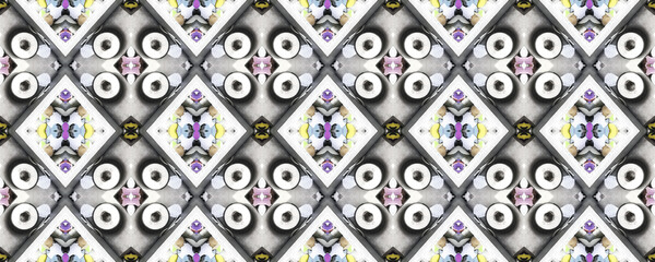 Watercolor Tribal Element. Creative Blue Rug.