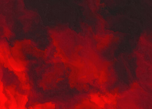 Grunge horror bright red flame on dark background, hell fire distressed Halloween design	