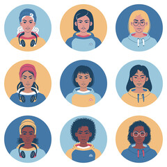 Teenage woman avatar