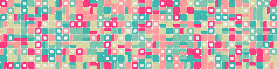 Abstract Geometric Pattern generative computational art illustration