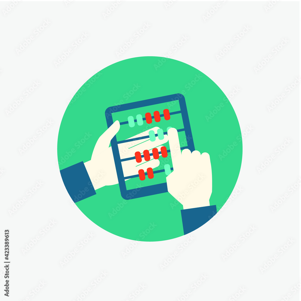 Poster business vector icon. editable stroke. symbol in line art style for design, presentation, website or