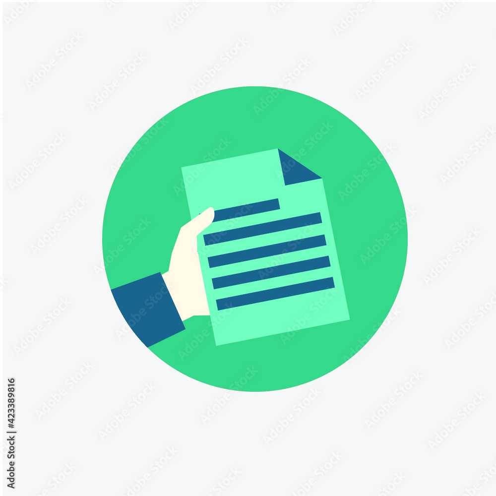 Poster business vector icon. editable stroke. linear style sign for use on web design and mobile apps, logo