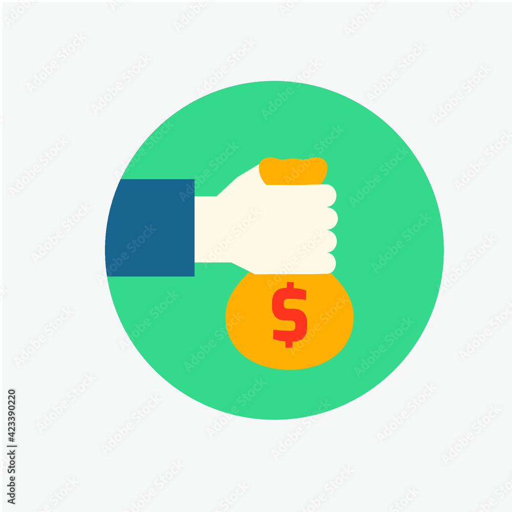 Aufkleber business vector icon. editable stroke. linear style sign for use on web design and mobile apps, logo