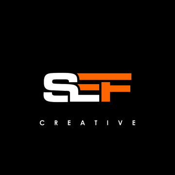 SEF Letter Initial Logo Design Template Vector Illustration