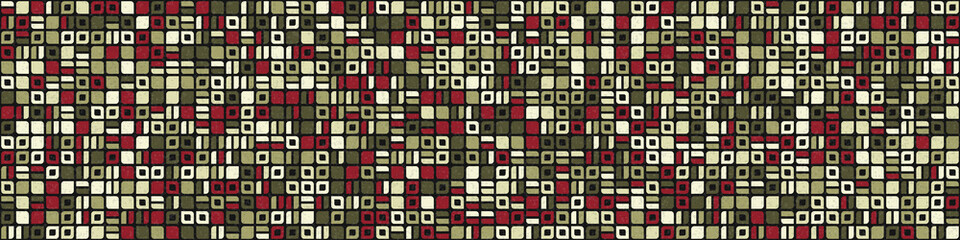 Abstract Geometric Pattern generative computational art illustration