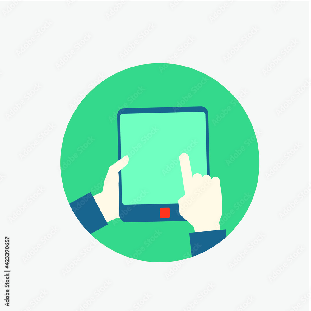 Poster business vector icon. editable stroke. linear style sign for use on web design and mobile apps, logo