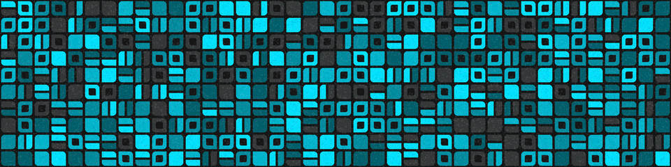 Abstract Geometric Pattern generative computational art illustration