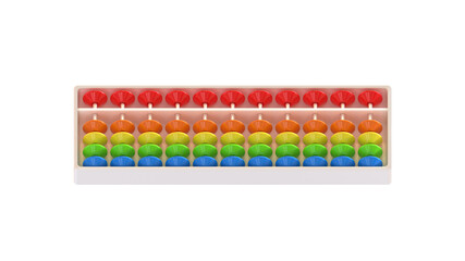 Naklejka premium сolored abacus