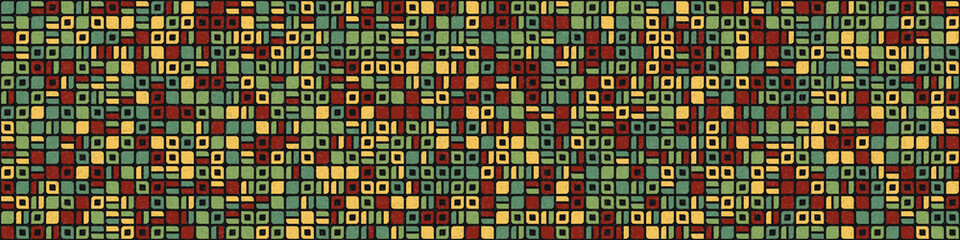 Abstract Geometric Pattern generative computational art illustration