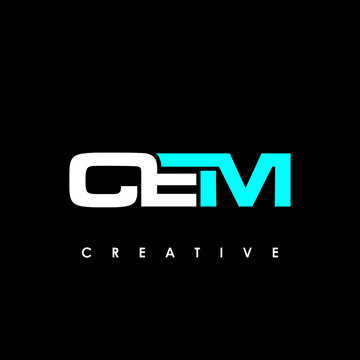 CEM Letter Initial Logo Design Template Vector Illustration