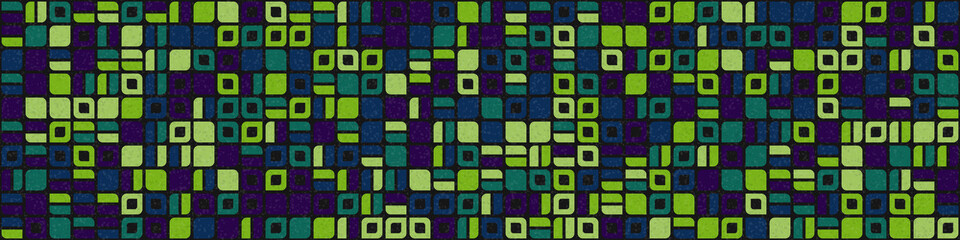 Abstract Geometric Pattern generative computational art illustration