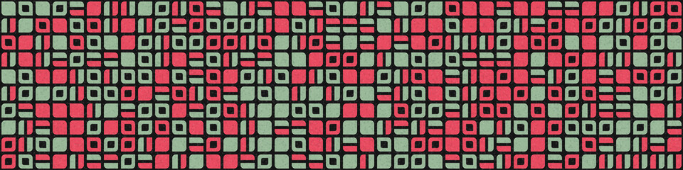 Abstract Geometric Pattern generative computational art illustration