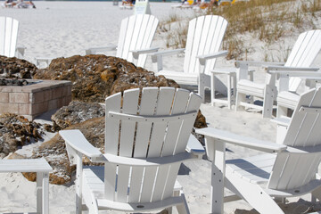 Adirondacks on a Sunny Beach