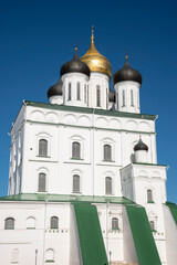 the fortress wall of the Pskov Kremlin