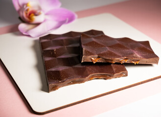 multicolored beautifully decorated handmade candies with fillings