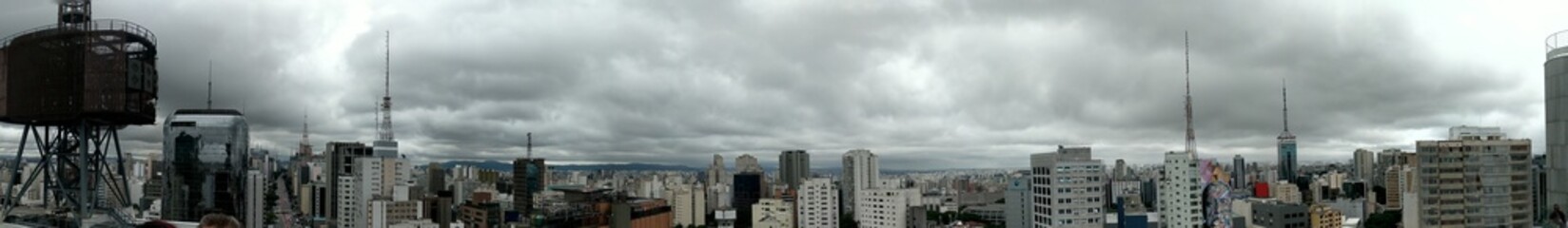 Sao Paulo Panorama Skyline
