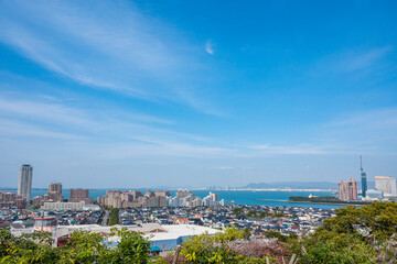 福岡市の街並み
