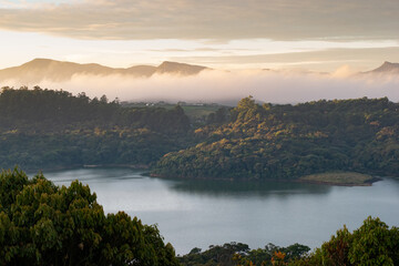 Sunrise over the lake