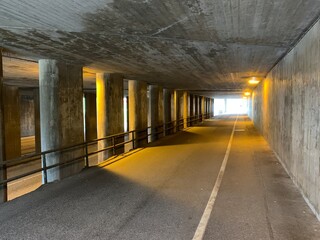 Underpass walkway