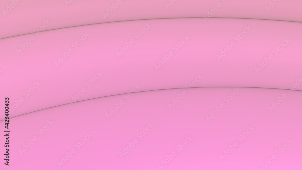 Poster pink circular 3d abstract background. rendering an image.