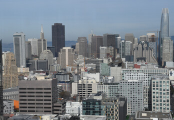 Downtown San Francisco. The Financial District is a neighborhood in San Francisco, California, that serves as its main central business district.
