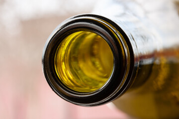 Narrow Neck Wine Glass Bottle