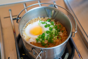 soup in a pan