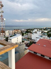 view of the city of the sea