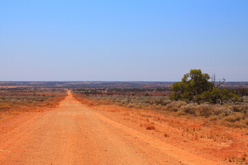 Fototapeta na wymiar Australian outback wilderness and remoteness