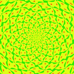  Multicolor mandala with geometric patterns. abstract background. 