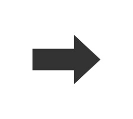 Arrow Icon in trendy flat style isolated on grey background. Arrow symbol for your web site design, logo, app, UI. Vector illustration, EPS10.