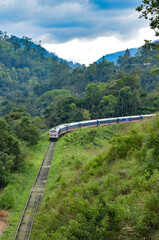 Railway in the mountains