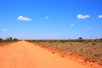 Fototapeta na wymiar Australian outback wilderness and remoteness