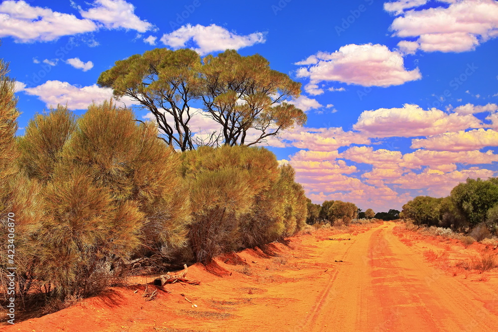 Wall mural Australian outback wilderness and remoteness