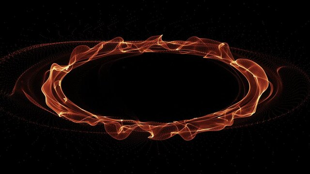 Abstract ring of fire