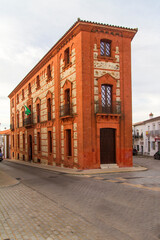 Edificio del Ayuntamiento en el pueblo de Aracena, provincia de Huelva, comunidad autonoma de Andalucia, pais de España