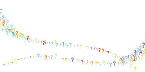 Question marks Quiz doubt survey faq public poll.